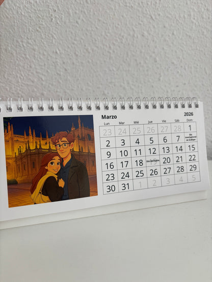 Calendario de mesa Disney