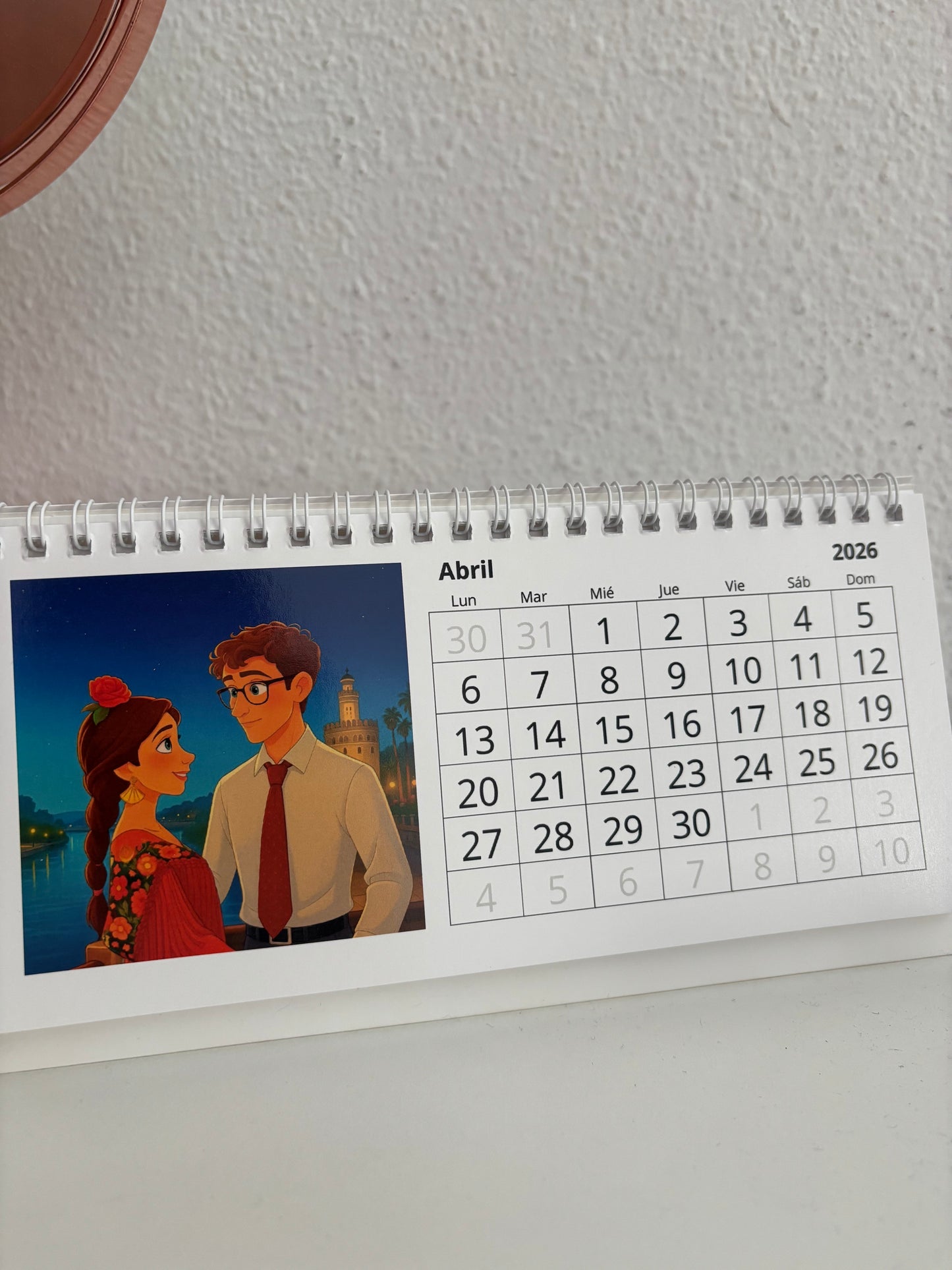 Calendario de mesa Disney