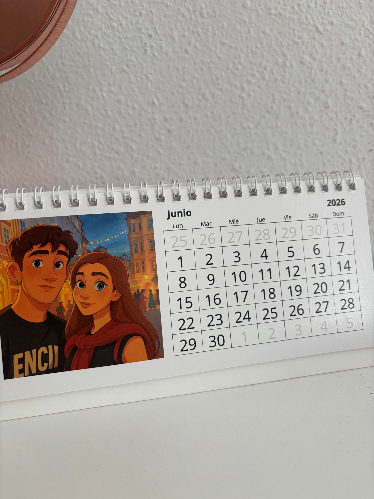 Calendario de mesa Disney