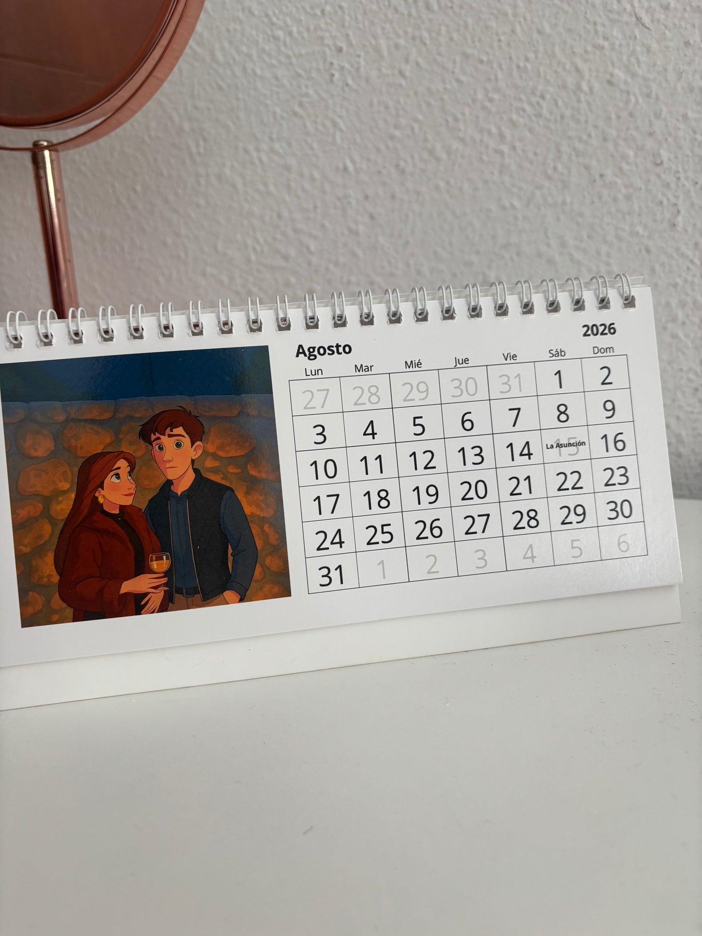 Calendario de mesa Disney