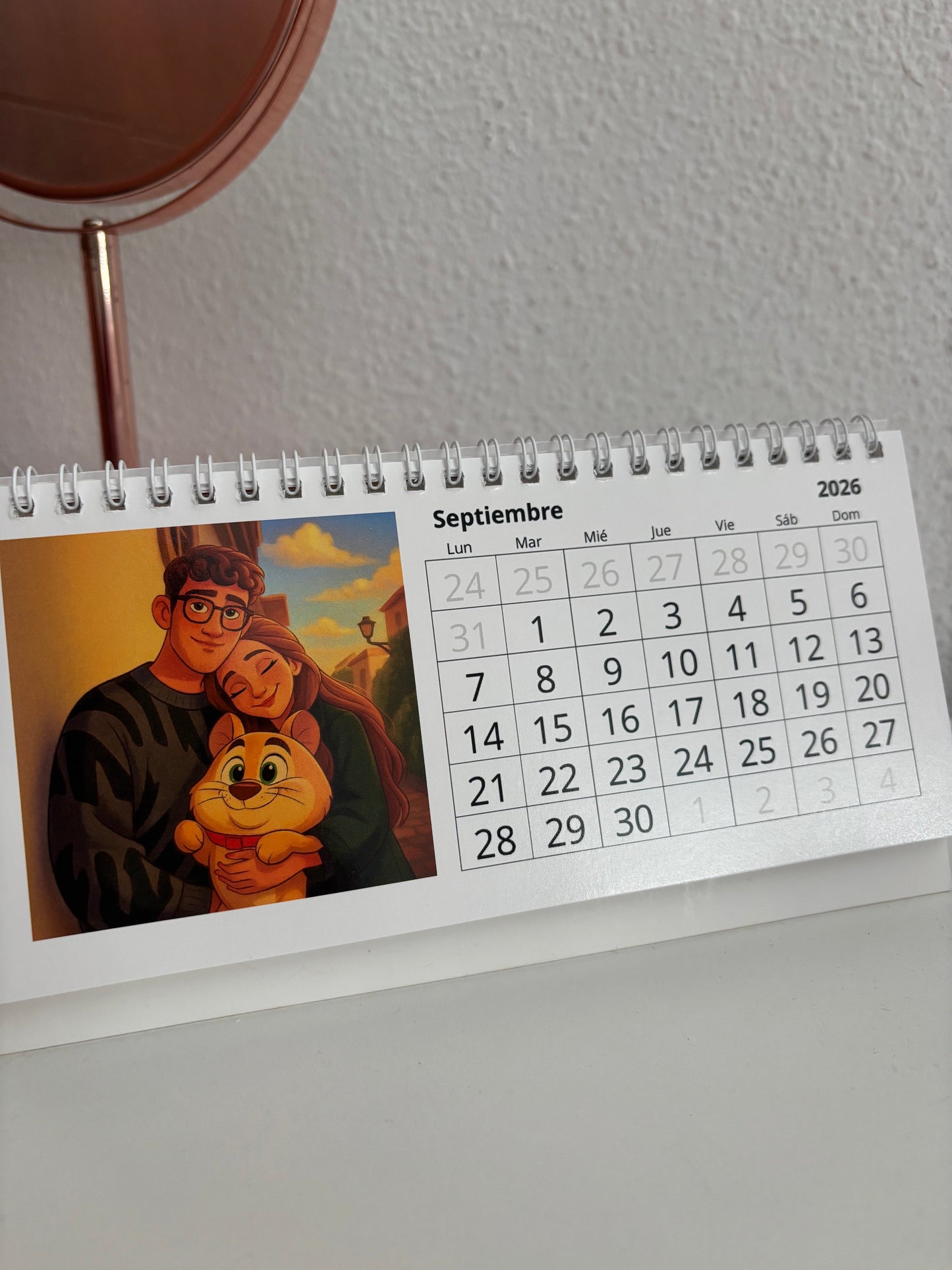 Calendario de mesa Disney