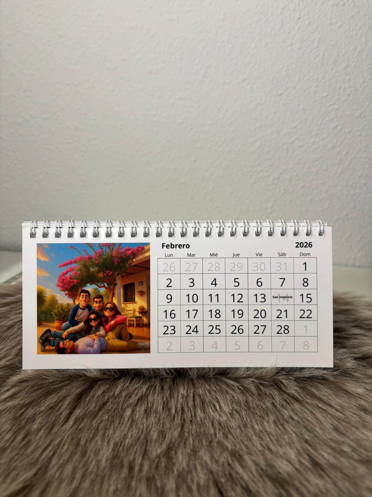Calendario de mesa Pixar